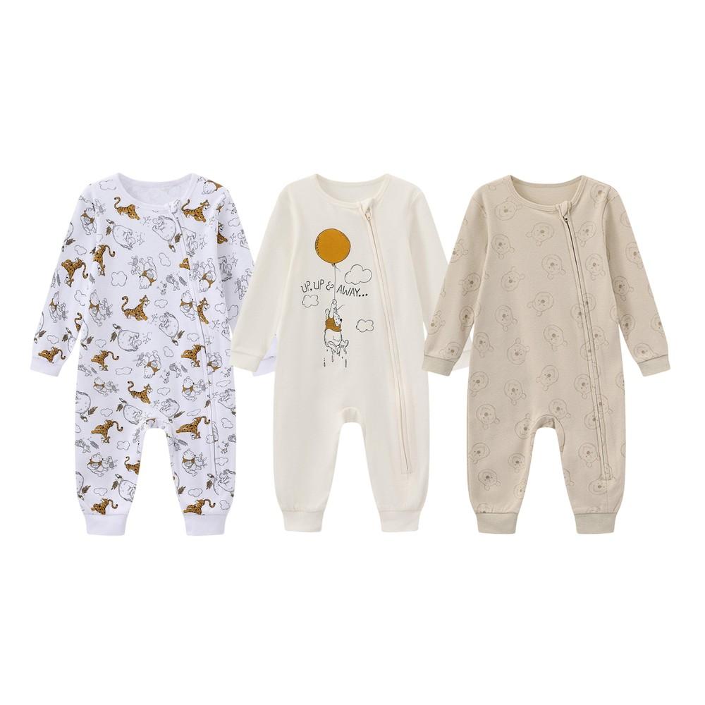 Winnie the Pooh Baby Cotton Sleepsuit (Pack of 3)