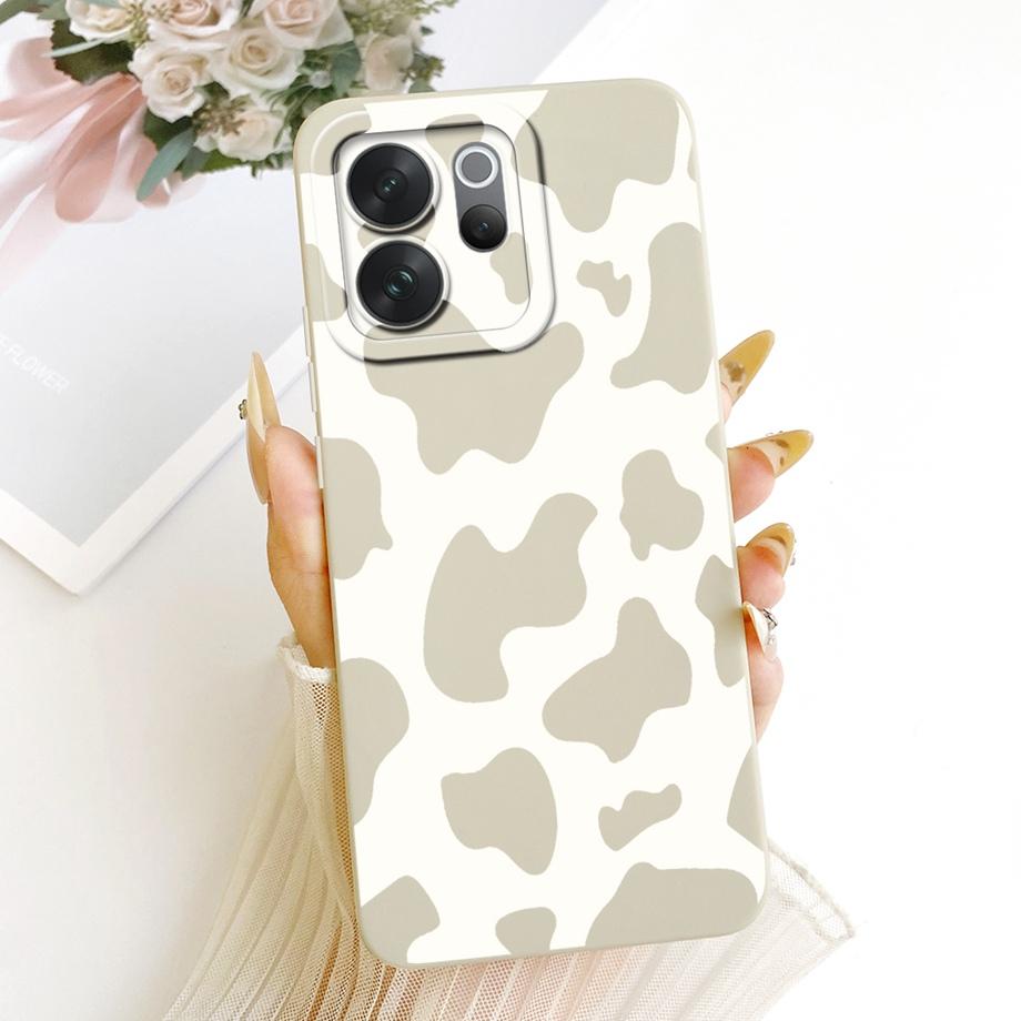 For Vivo V70 Lite V70 FE VivoV70 V2538 v2550 V2548 Phone Case Floral Aesthetic Moon Nigth Bow Pattern Funda Soft Silicone Cover