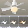 LED Ceiling Fan With Light Remote Control Dimmable 30W E27 Base Modern Smart Wireless Fans Lighting For Bedroom and Living Room