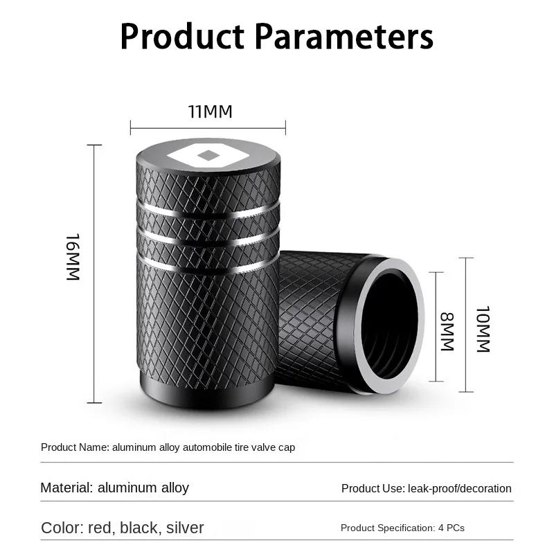 2026 Horké Pro Renault Krytky nábojů Kolieska auta Ventilky pneumatik Krytky stonků pneumatik Vzduch Prach Vodotěsné Pro Renault Megane 2 3 4 Twingo Clio