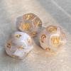 3Pcs Acrylic Astrological Divinations Dices for Tarots Cards Game Accessory