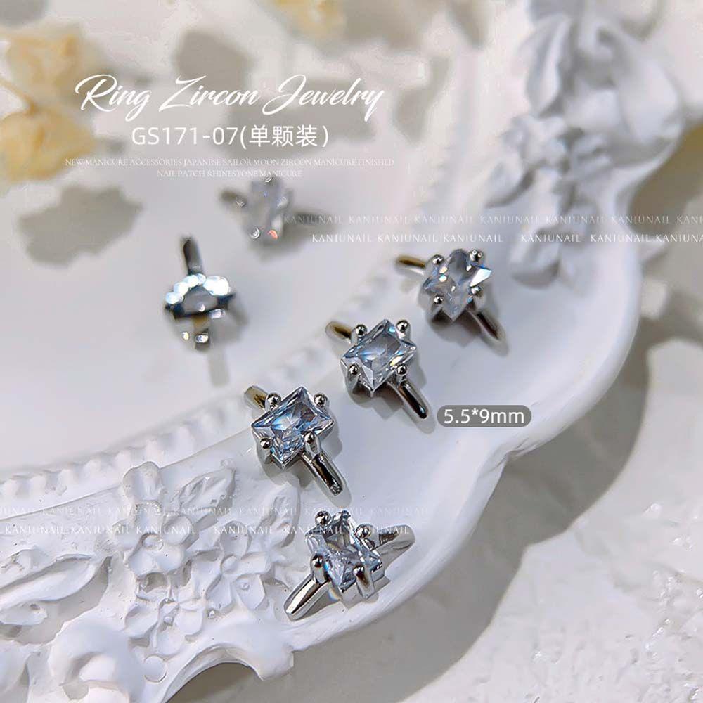 

Маникюрные аксессуары Стразы для ногтей Украшения для нейл-арта Циркониевые украшения Кольцо Шармы для ногтей 07