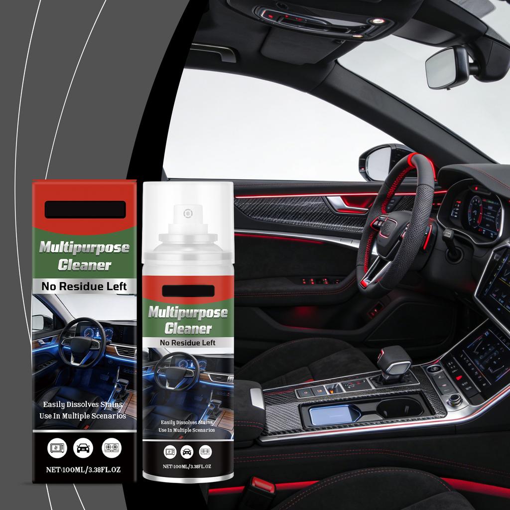Multi,functional Cleaner for Cars, , and Various Other Scenarios, Cleaning, Stain Removal, Oil Removal, and Interior Care. 100ml