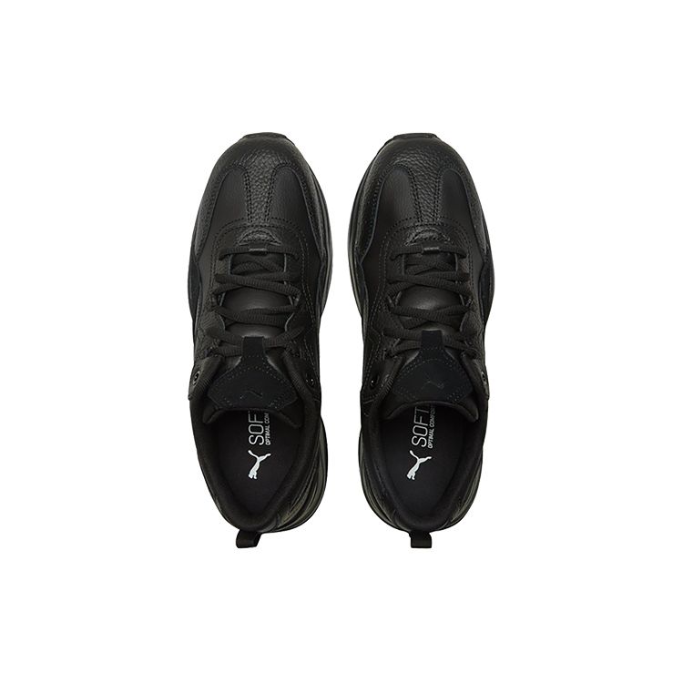 Puma Cilia Lux Two-Layer Cowhide Solid Color Versatile Shock Absorbing Wear-Resistant Lightweight Low-Top Casual Shoes Women Casual Shoes 370282-07