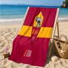 Roma Football Club Emblem Beach Towel Microfiber Beach Towel, Lightweight and Quick-Dry, for Summer Travel, Swimming Pool Fan Birthday Gift