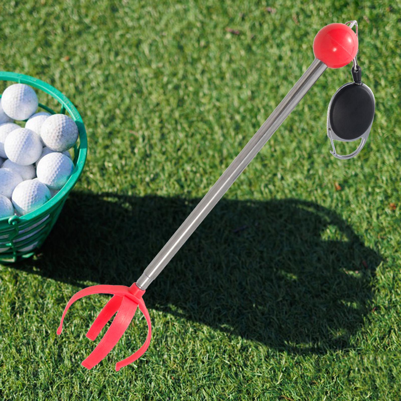 Golf Ball Retriever Telescopic, Park Ball Retriever Tool, Park Golf Grabber Tool, Golf Accessories Golf Gift for Men