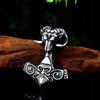 Thor's Hammer Necklace Valknut Nordic Viking 298
