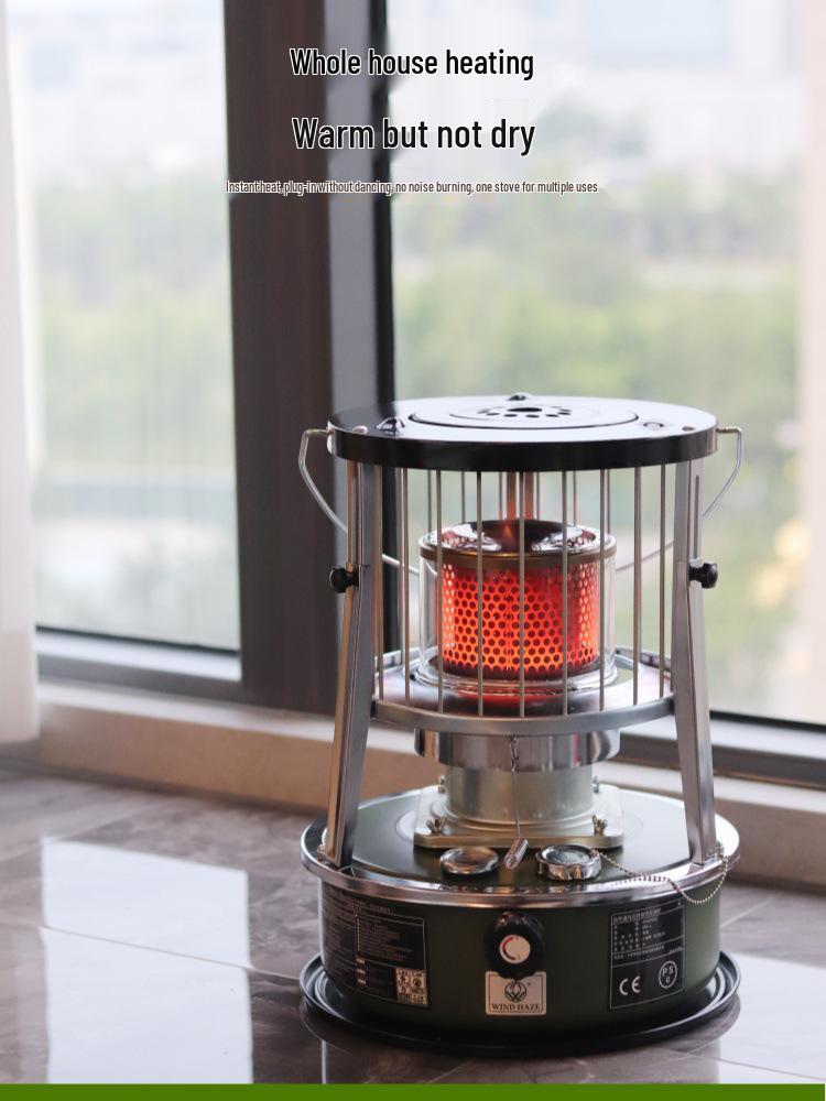 Portable Adjustable Kerosene Heater for Home, Outdoor Camping, BBQ, and Ice Fishing
