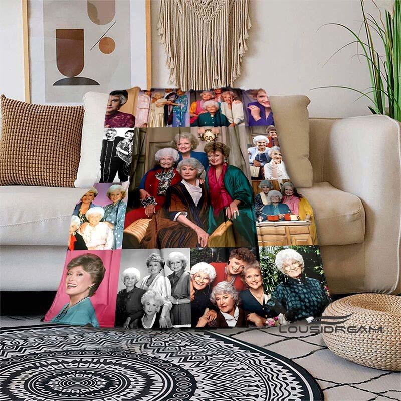 Classic Tv Throw Blanket Golden Girls Friend Ship Flannel Lightweight Plush Fuzzy Cozy Soft Blankets and Throws Custom Blankets2