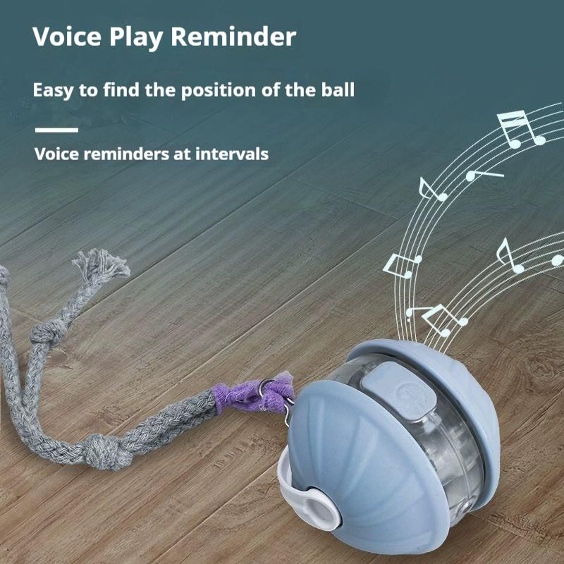 Upgraded Cat Interactive Ball Toys Infrared Automatic Rolling Ball Tail Rechargeable Smart Pet Toy Cat Training Imitate Mouse