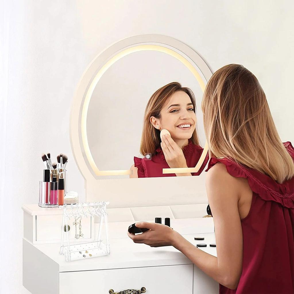 Crystal Droplet Glue Earrings Hanger Mould Earring Storage Rack Silicone Resin Mold Practical Jewelry Display Shelf Mold