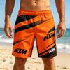 2026 Neue F1 Motorsport Badeshorts Herren Sommer Schnelltrocknend Strand Boardshorts Lässig Sport Racing Stil Kordelzug Badehosen