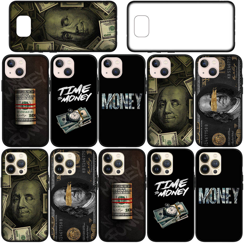 for iPhone 17 16 15 Xiaomi Poco F7 F8 X7 C85 C75 C71 M8 Redmi Note 14 13 12 11 Pro Max 14C 13C 15C A3 A4 Phone Case Money 100 Dollars Wallpaper Cover