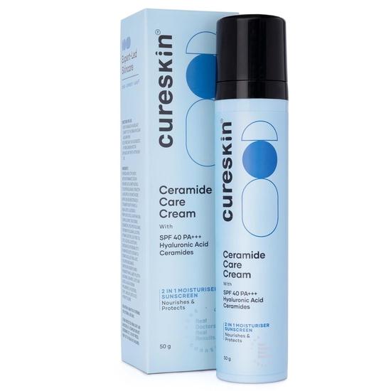 

Cureskin Ceramide Moisturizer SPF 40 PA+++ Skin Barrier Repair Увлажняющий крем для лица для мужчин и женщин | Антивозрастной крем для женщин и мужчин
