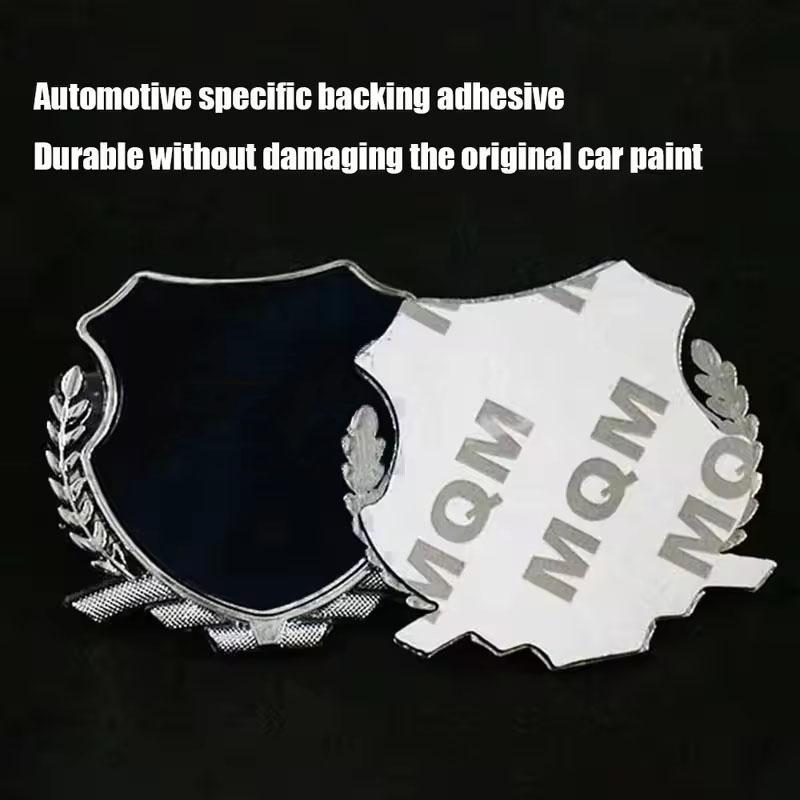 Zinc Alloy Metal Car Fender Emblem Side Window Badge Styling Decal For Ford Edge Logo Exterior Modification Decor Accessories
