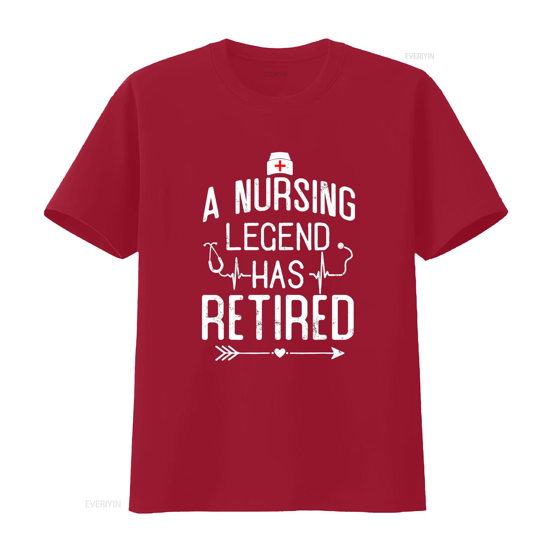 

Nurses Nursing Legend Has Retired Funny Retirement Nurse T Shirt vintage Washed Slightly Comfortable Stretched Stylish graphic S