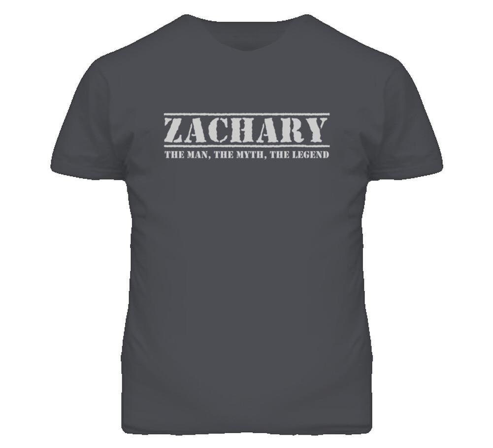 

Zachary The Man The Myth The Legend T Shirt Mens Womens Tees Top L