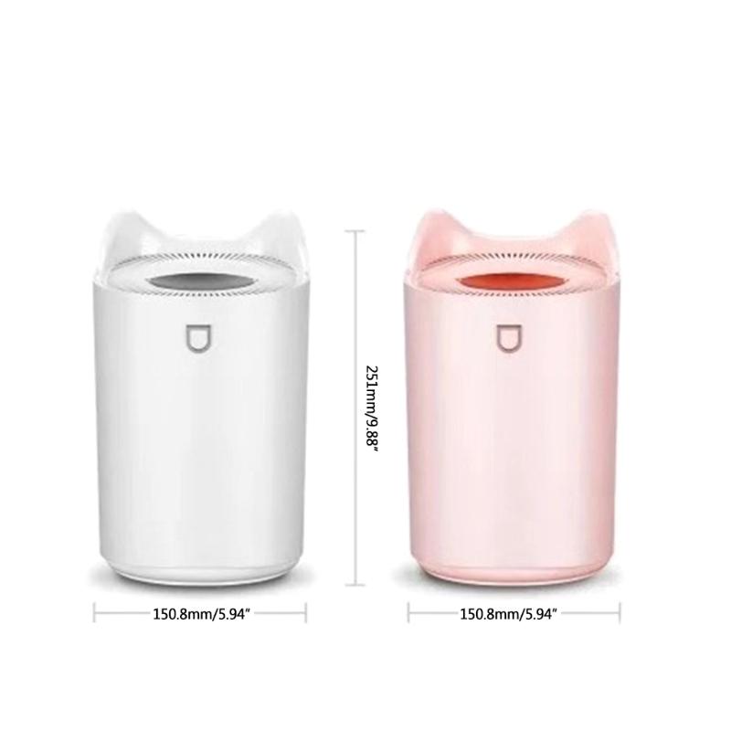 Desk Humidifier 3 Modes Mini Humidifier Diffuser Essential Oil Diffuser Type C Charging 300ml Portable Travel Humidifier