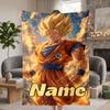 Dragon Ball Benutzerdefinierte Flanelldecken Weich Warm Gemütlich Überwürfe für Wohnkultur Feiertagsgeschenke