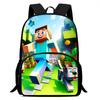 Minecraft Printed Backpack Children'S Elementary School Bag