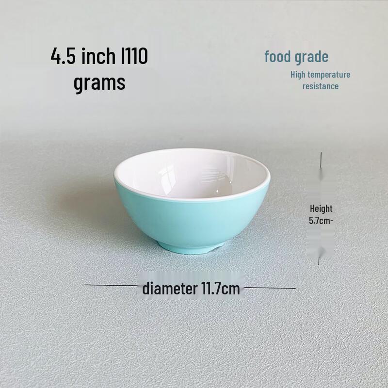 LIJIA FITMENT Melamine Round Bowl (10-Pack)