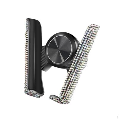 Car Vent Phone Holder Universal Auto Interior Hands Free Cradle Flexible Decor Convenient Bling