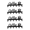 4pcs Space Saving Coffee Cup Storage Organizers Wall Mounted Coffee Cup Rack with Hook Easy To Use Cup Display Holder