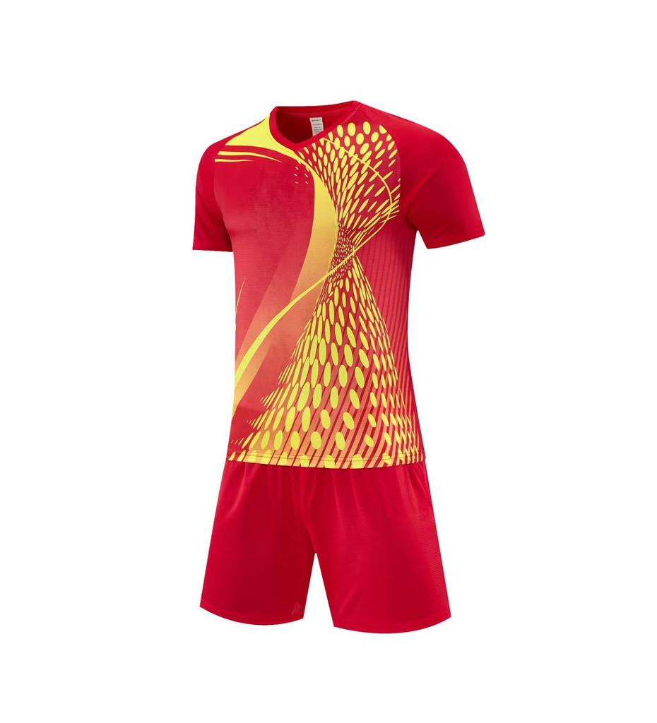 In-Stock Men's & Women's Breathable Team Football Uniform: Sweat-Wicking Jersey & Training Suit