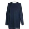 HERMES Genuine Japanese Stitch Design Serie Button 1B Long tops 34 Dark navyUsed