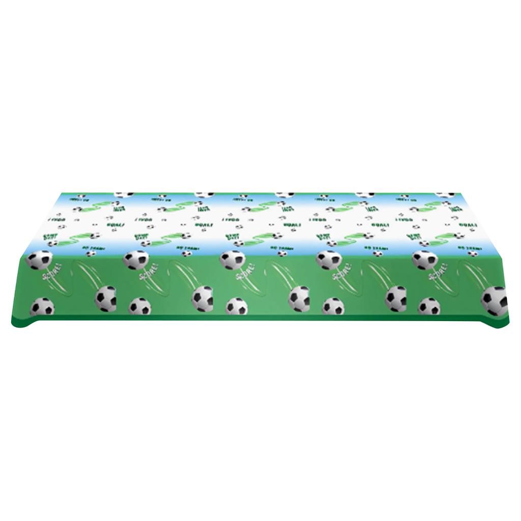 Soccer Party Paper Plates Set Disposable Tableware for Sports Events and Gatherings with Football Field and Ball Design 8 Pack