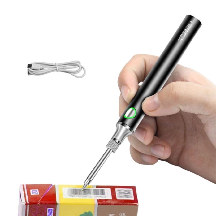 Portable Wireless Soldering Iron Rechargeable Battery Quick Heating Solution with LED Light Small Appliance Repair Tool