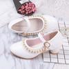 Fashion Princess Kids High Heels Shoes Kids Dress Party Leather Shoes Baby Girls Children's White Shoes Enfants Wedding for Girl Gift