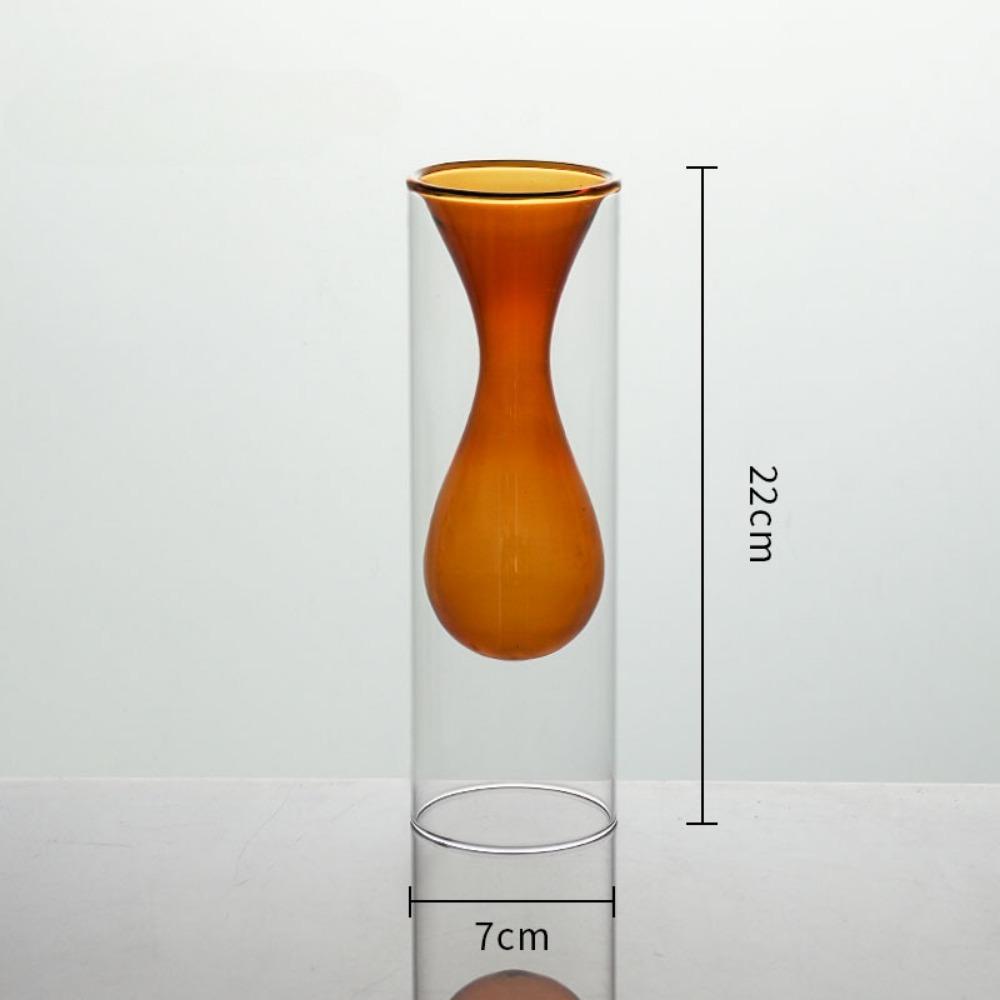 Creative Flower Vases Decorative Glass Bottles Hydroponic Planter for Wedding Centerpieces Living Home Office Table Decor