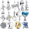Charm Bead Charms Originale Heart and Key Two Piece Set Bead Charms Fits Bracelets Necklaces Ideal For Women Charm Copper Luxury Do It Yourself Jewell