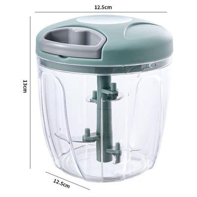 Manual 5-Blade Food Chopper and Garlic Mincer