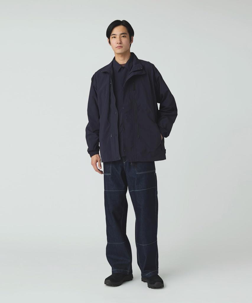 Snow Peak Nylon Tussah Utility Storage Jacket Outer Size L JK-25AU008, Jacket, Men's/Women's, Navy,