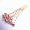 Exquisite Purple Gold-Plated Rose Gold Pentagram Earrings, Elegant Temperament, Personality, Versatile Fashion, Korean Version Of Colored Gold Earring