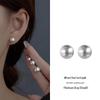2024 Min Yue S925 Sterling Silver Pearl Stud Earrings for Women: Elegant and Simple High-End Jewelry