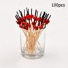 Disposable Bamboo Fork Party Buffet Fruit Fork Party Dessert Stick Forktableware