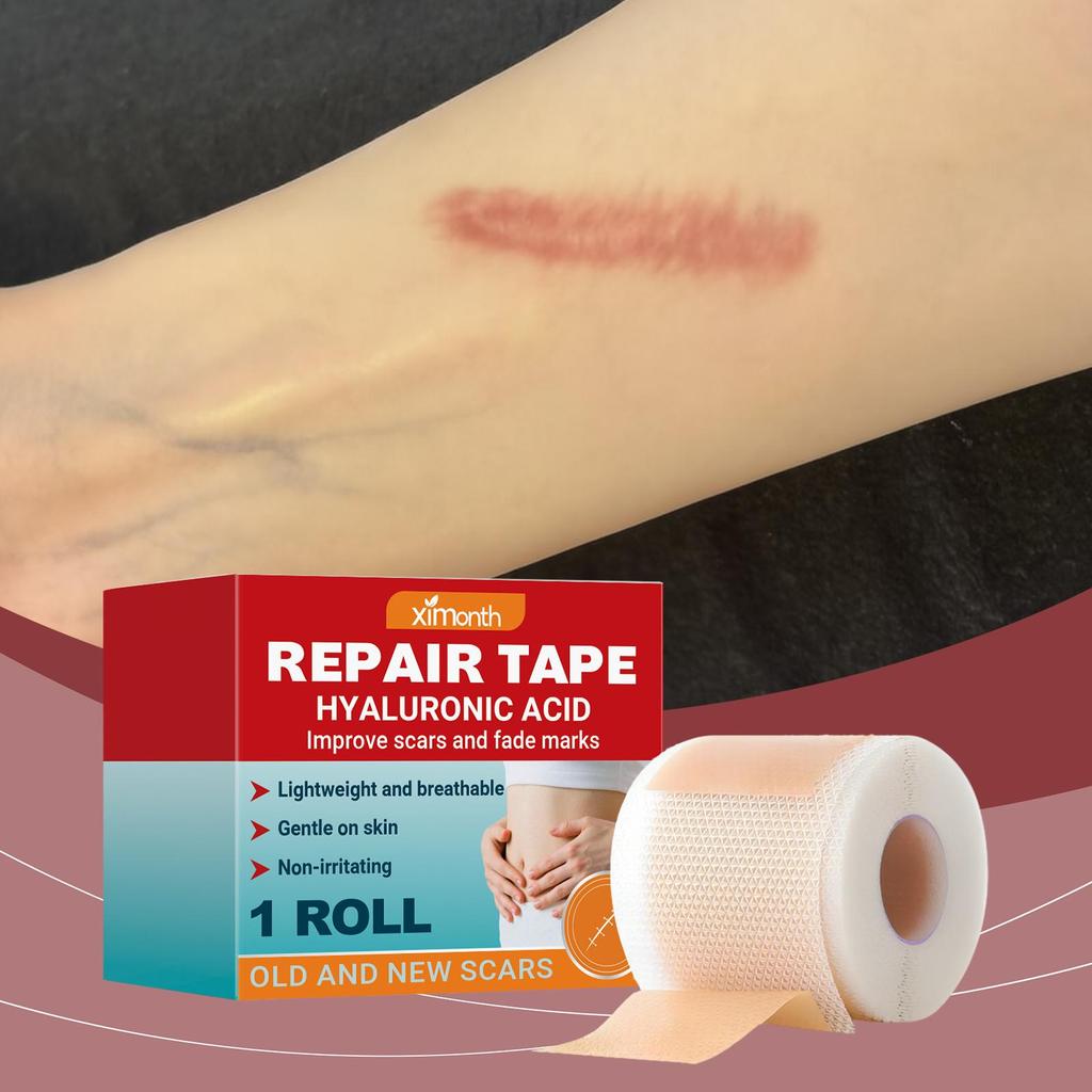 XIMONTH Scar Care Patches, Gentle Formula 24-Hour Breathable and Skin-Friendly Reduces Hypertrophic Scars