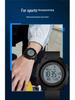 Sanda Waterproof Digital Watch with Step Counter, Calorie Tracker, Alarm, and Multifunctional Features for Outdoor Sports