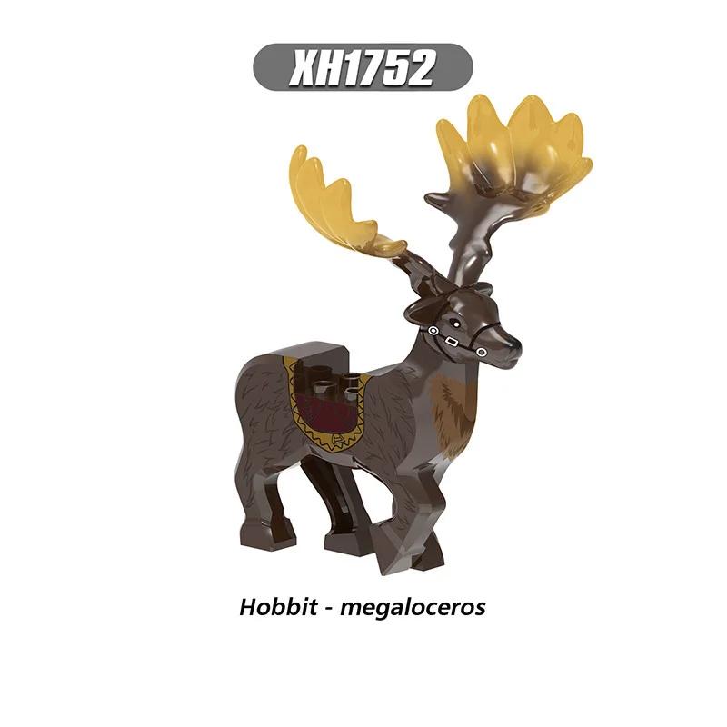 Christmas Elk Reindeer Deer Figures Animals Building Blocks Bricks Playthings for Children Kids Xmas Plaything Block Gifts