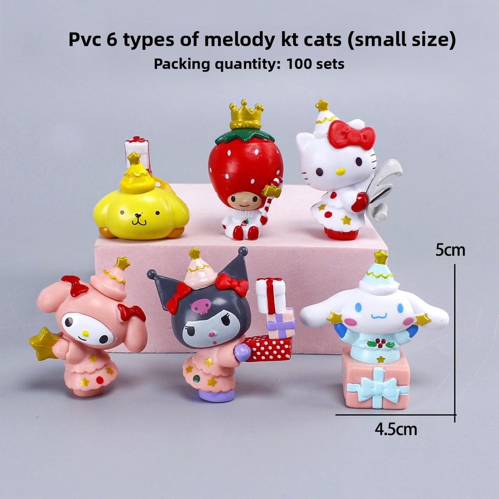 Sanrio Melody Kuromi Pochacco Pvc Collectible Figures For Kids And Collectors