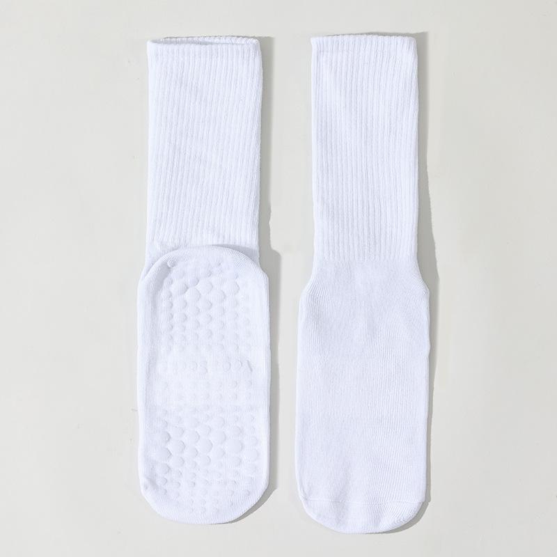 Women Yoga Socks Professional Anti Slip Indoor Fitness Pilates Floor Active Mid-Calf Socks