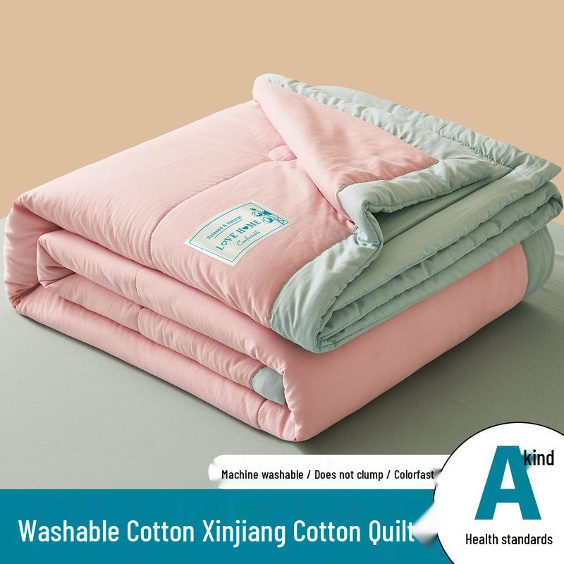 Baby-Safe Washed Cotton Blend Summer Quilt 150cm x 200cm