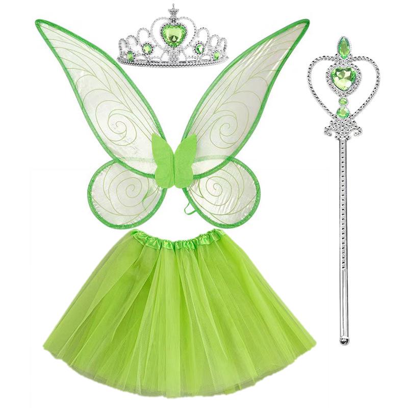 Princess Fairy Wings Costume for Girls - Perfect for Children's Day and Christmas Performances