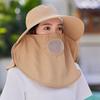 Lightweight Sunscreen Sun Hat Breathable Neck Flap Hat Visor Cap Picking Tea Hat  Summer Season