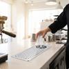Embedded Bar Counter Cup Washer Perforated Top Recessed Drain Tray Round Spray Head
