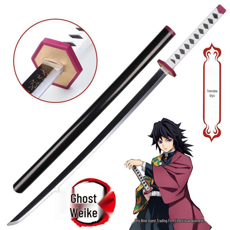 Demon Slayer Anime Swords: Tanjiro, Zenitsu & Giyu Cosplay