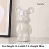 Ceramic Cartoon Teddy Bear Figurine Love Bear Ornament Living Room Small Piggy Bank Wine Cabinet Desktop Home Decoration